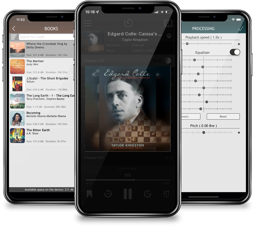 Audiobook Edgard Colle: Caissa\'s Wounded Warrior by Taylor Kingston
