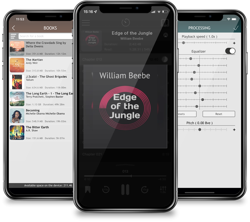 Audiobook Edge of the Jungle by William Beebe