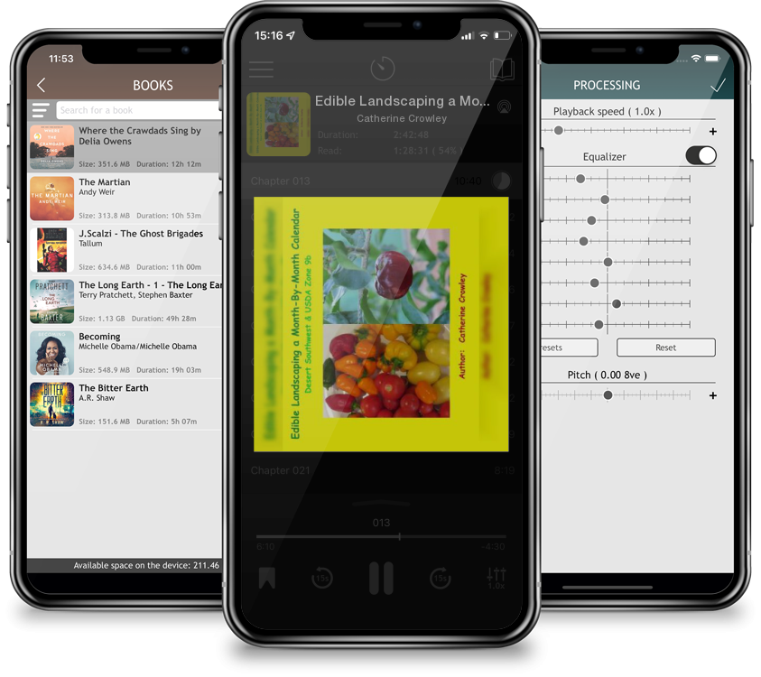 Audiobook Edible Landscaping a Month-By-Month Calendar Desert Southwest & USDA Zone 9b by Catherine Crowley