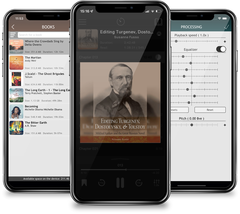 Audiobook Editing Turgenev, Dostoevsky, and Tolstoy: Mikhail Katkov and the Great Russian Novel by Susanne Fusso