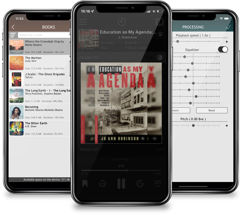 Audiobook Education as My Agenda: Gertrude Williams, Race, and the Baltimore Public Schools (Palgrave Studies in Oral History) by J. Robinson