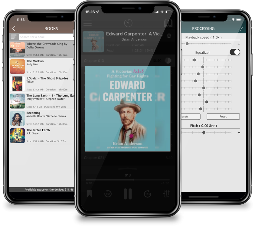 Audiobook Edward Carpenter: A Victorian Rebel Fighting for Gay Rights by Brian Anderson