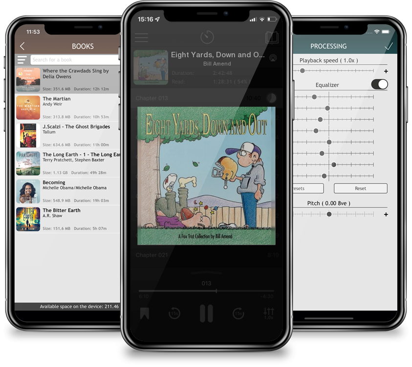 Audiobook Eight Yards, Down and Out: A Foxtrot Collection by Bill Amend