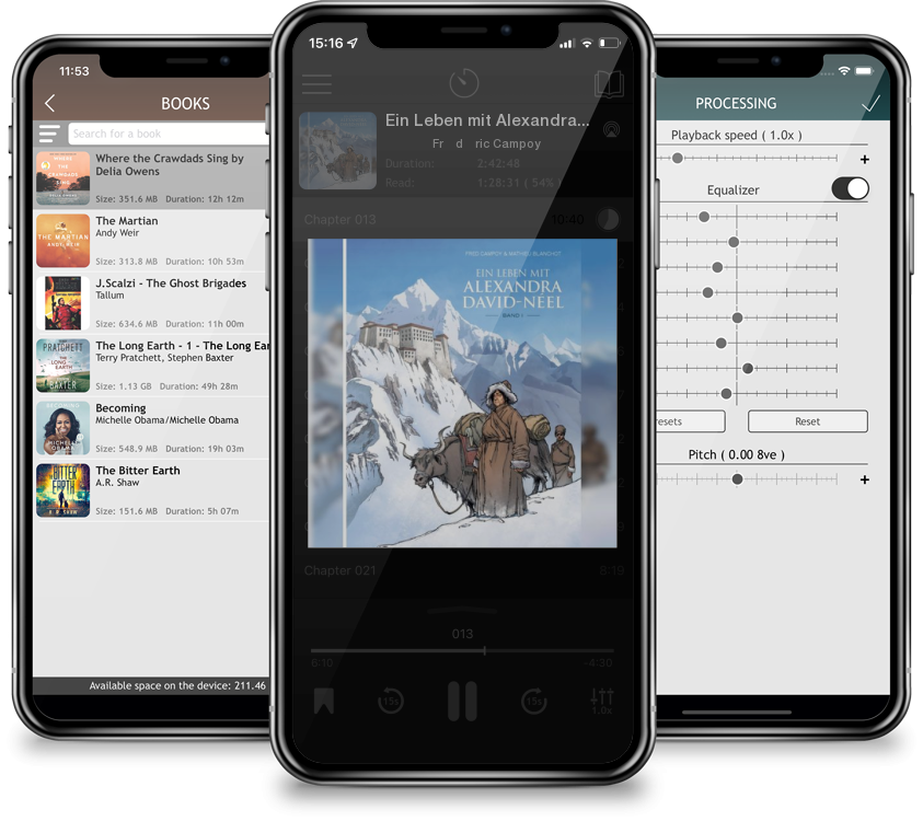 Audiobook Ein Leben mit Alexandra David-Néel: Band I by Frédéric Campoy