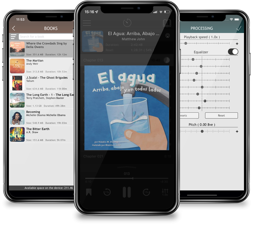 Audiobook El Agua: Arriba, Abajo Y En Todos Lados (Ciencia Asombrosa) by Matthew John
