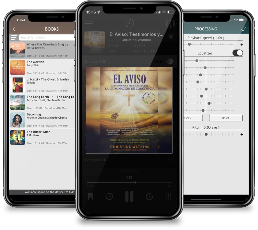 Listen El Aviso: Testimonios y profecías sobre la Illuminación de Consciencia by Christine Watkins in MP3 Audiobook Player for free
