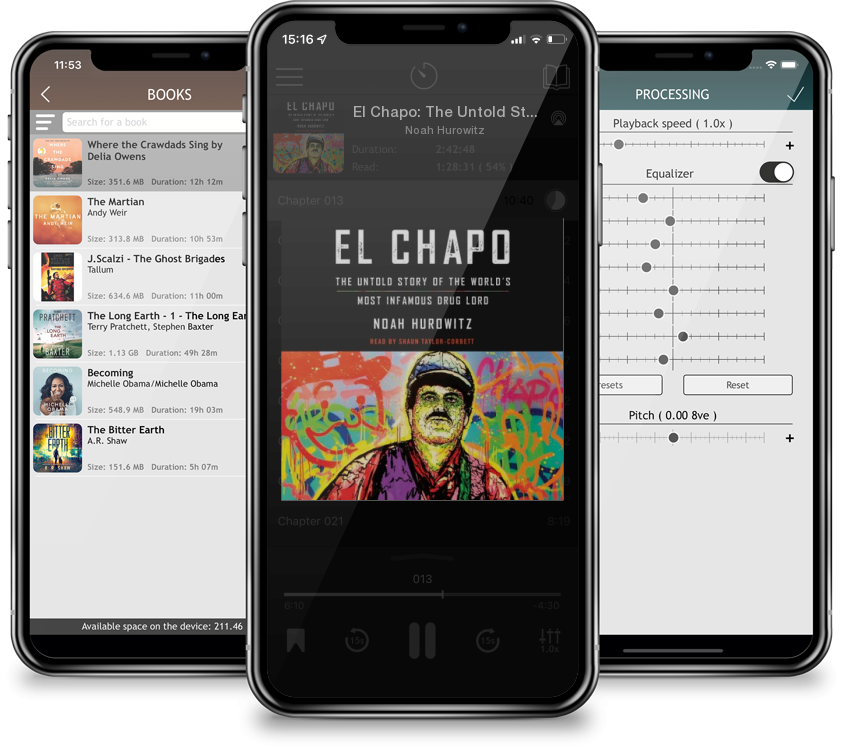 Audiobook El Chapo: The Untold Story of the World\'s Most Infamous Drug Lord (Compact Disc) by Noah Hurowitz