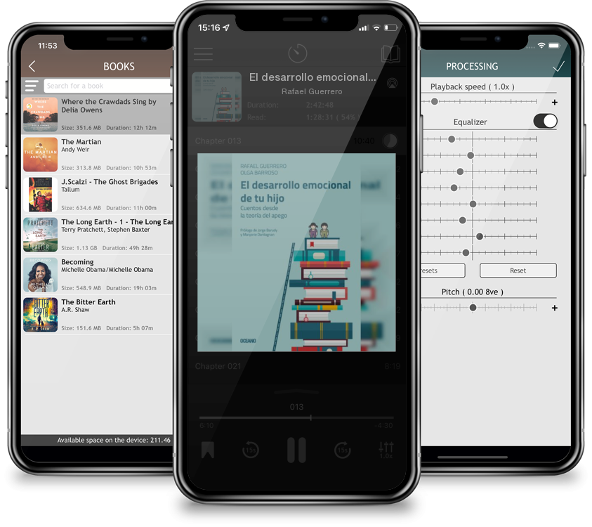 Audiobook El desarrollo emocional de tu hijo: Cuentos desde la teoría del apego (En familia) by Rafael Guerrero