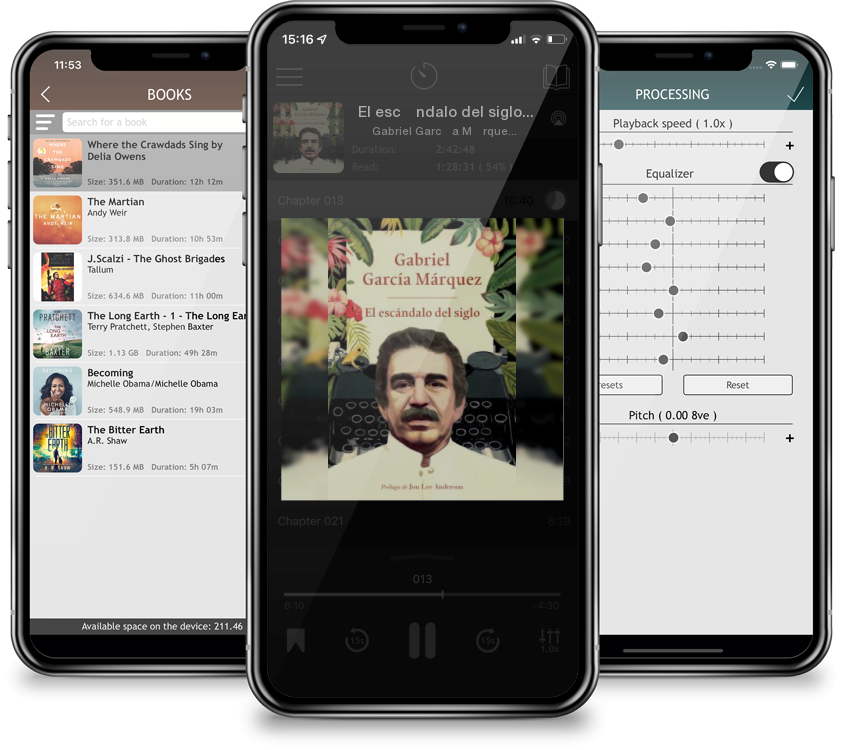 Audiobook El escándalo del siglo: Textos en prensa y revistas (1950-1984) by Gabriel García Márquez
