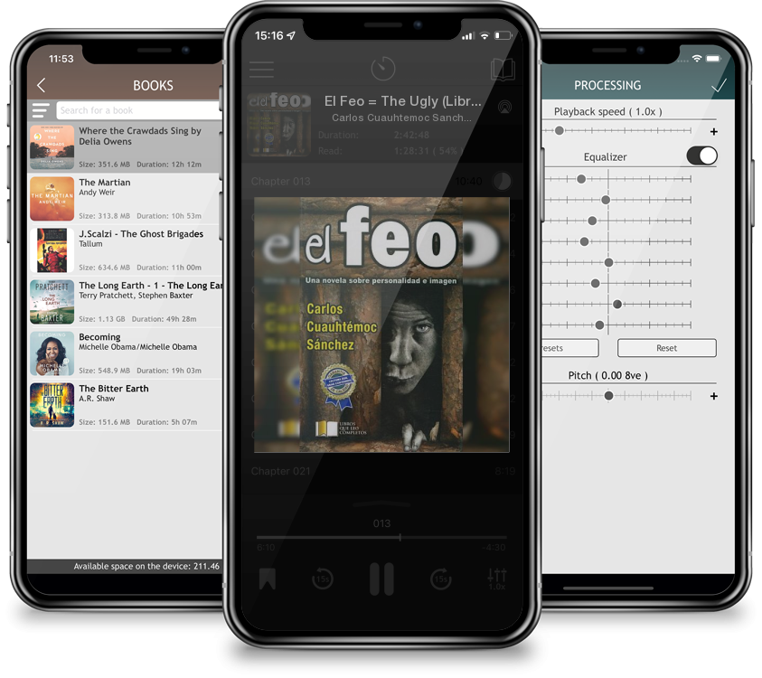 Audiobook El Feo = The Ugly (Libros Que Leo Completos) by Carlos Cuauhtemoc Sanchez