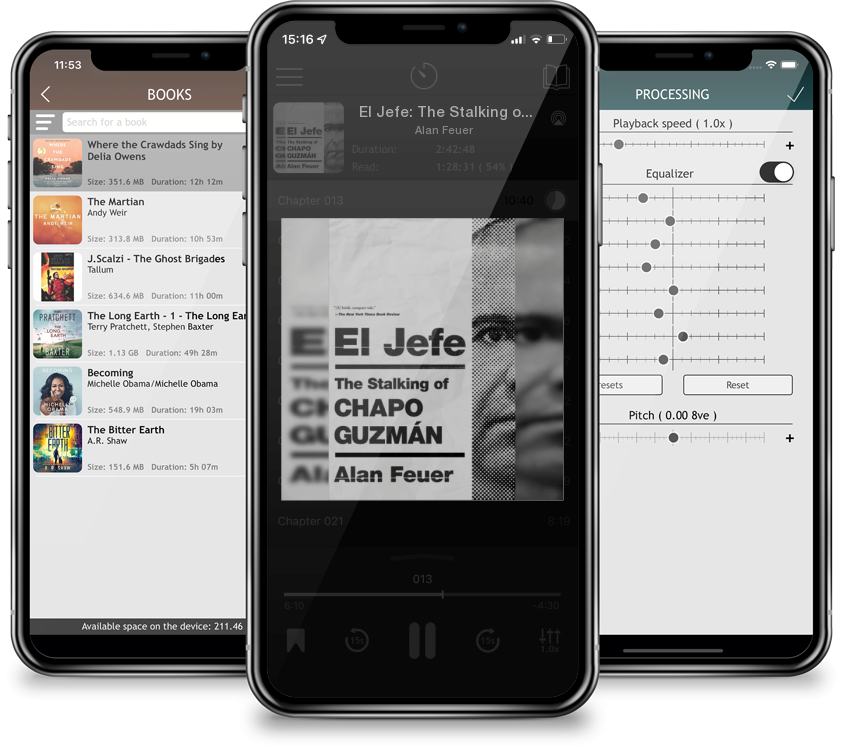 Audiobook El Jefe: The Stalking of Chapo Guzmán by Alan Feuer