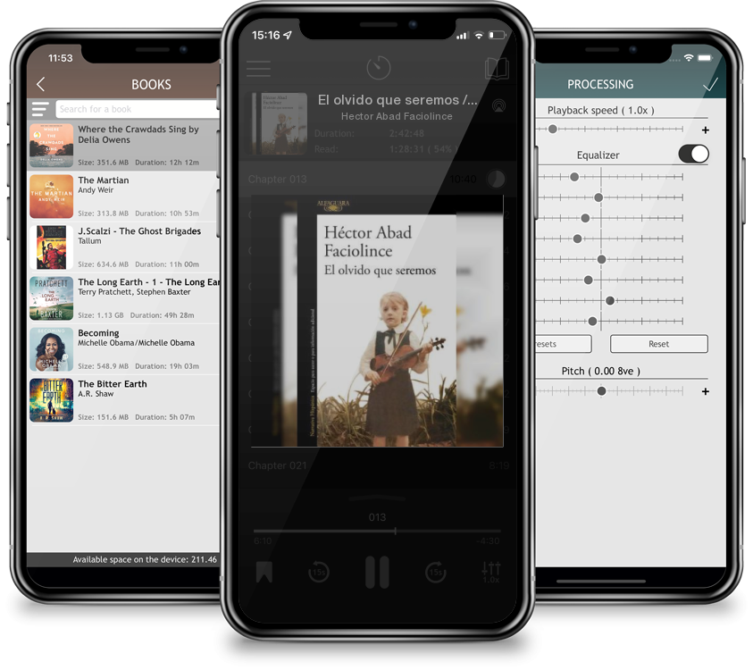Audiobook El olvido que seremos / Memories of My Father by Hector Abad Faciolince