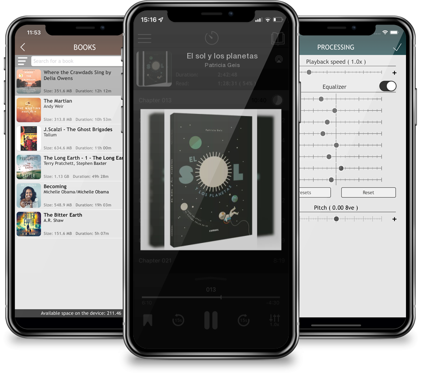 Audiobook El sol y los planetas by Patricia Geis