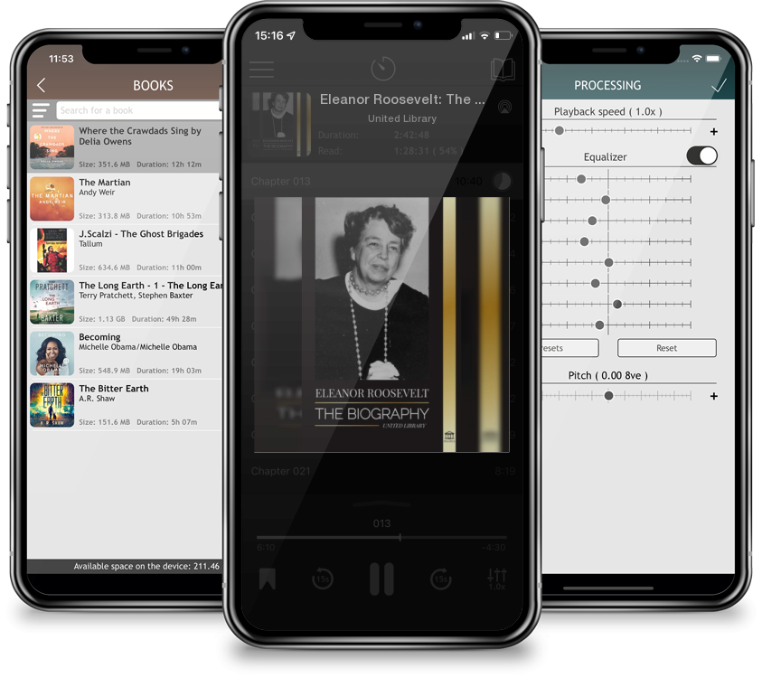 Audiobook Eleanor Roosevelt: The Biography - Learn the American Life by Living; Franklin D. Roosevelt\'s Wife & First Lady by United Library
