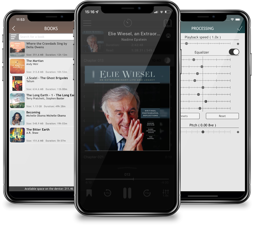 Listen Elie Wiesel, an Extraordinary Life and Legacy: Writings, Photographs and Reflections by Nadine Epstein in MP3 Audiobook Player for free