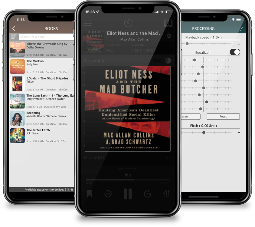 Audiobook Eliot Ness and the Mad Butcher Lib/E: Hunting America\'s Deadliest Unidentified Serial Killer at the Dawn of Modern Criminology (Compact Disc) by Max Allan Collins