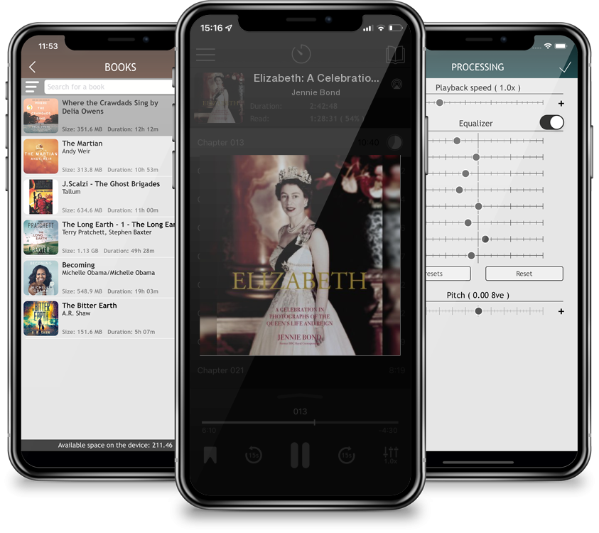 Audiobook Elizabeth: A Celebration in Photographs of the Queen\'s Life and Reign by Jennie Bond