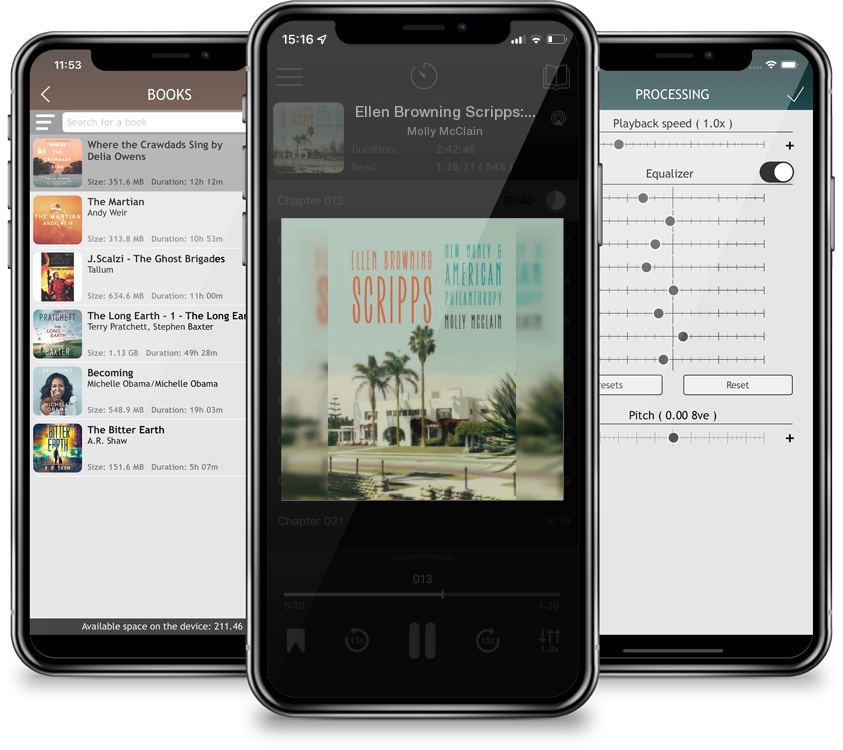 Audiobook Ellen Browning Scripps: New Money and American Philanthropy by Molly McClain