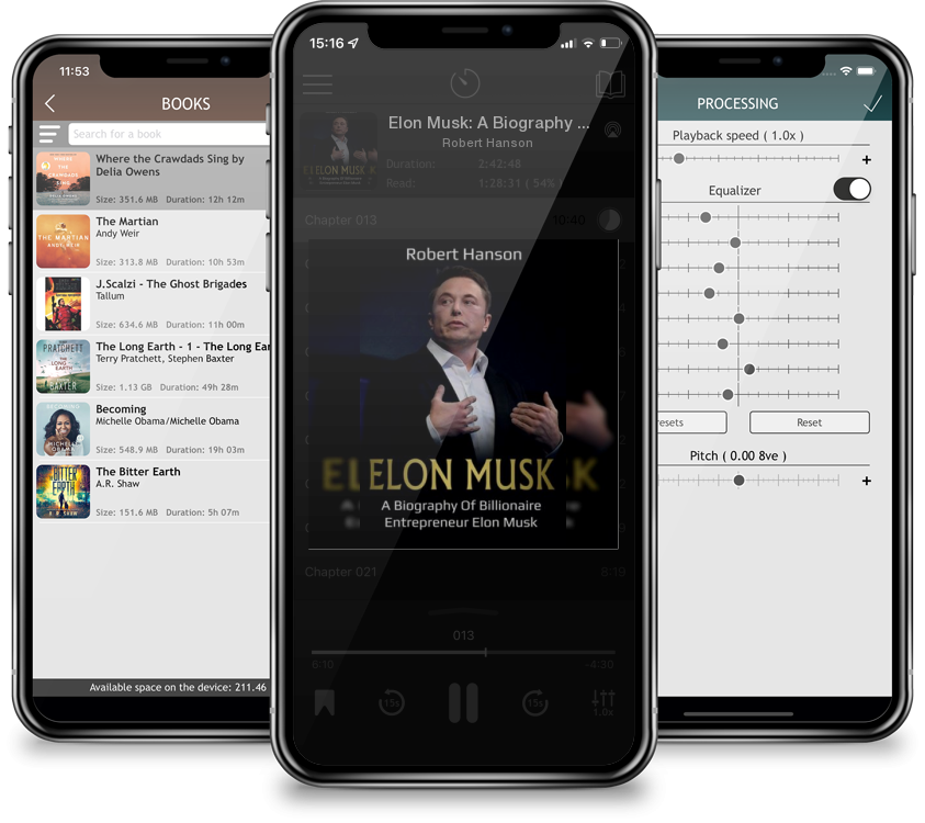 Listen Elon Musk: A Biography of Billionaire Entrepreneur Elon Musk by Robert Hanson in MP3 Audiobook Player for free