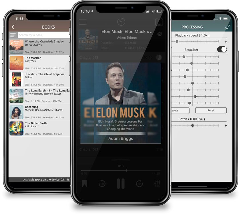 Audiobook Elon Musk: Elon Musk\'s greatest lessons for business, life, entrepreneurship, and changing the world! by Adam Briggs