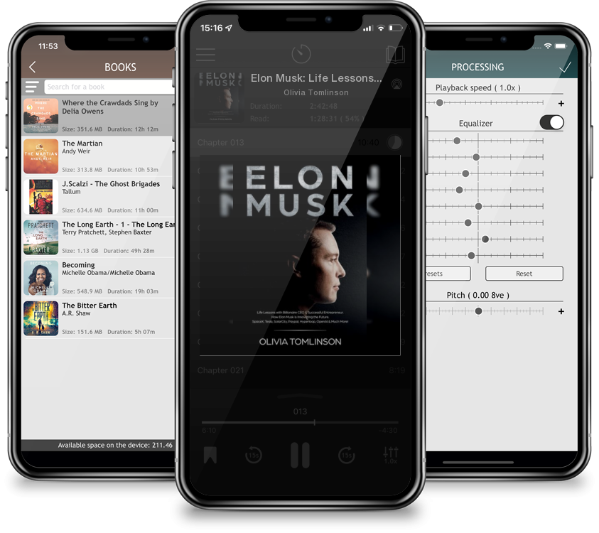 Listen Elon Musk: Life Lessons with Billionaire CEO & Successful Entrepreneur. How Elon Musk is Innovating the Future by Olivia Tomlinson in MP3 Audiobook Player for free