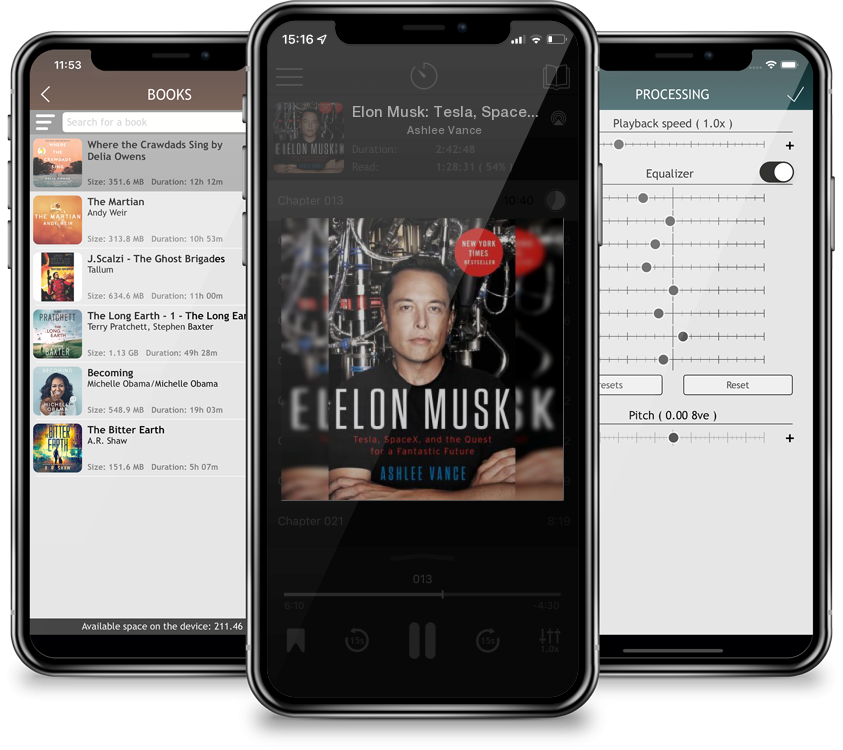 Audiobook Elon Musk: Tesla, SpaceX, and the Quest for a Fantastic Future by Ashlee Vance