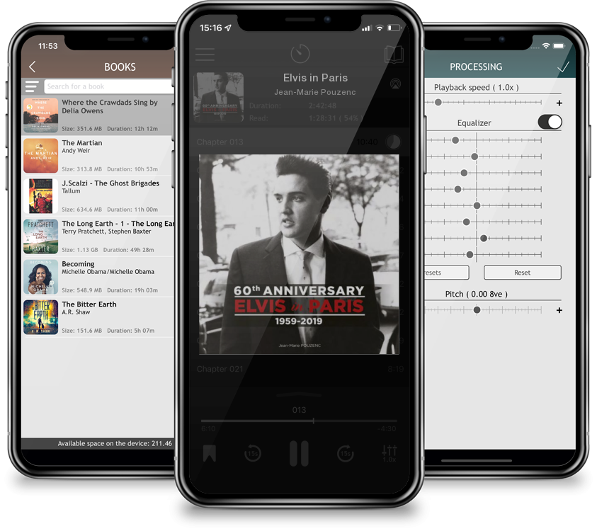 Audiobook Elvis in Paris by Jean-Marie Pouzenc