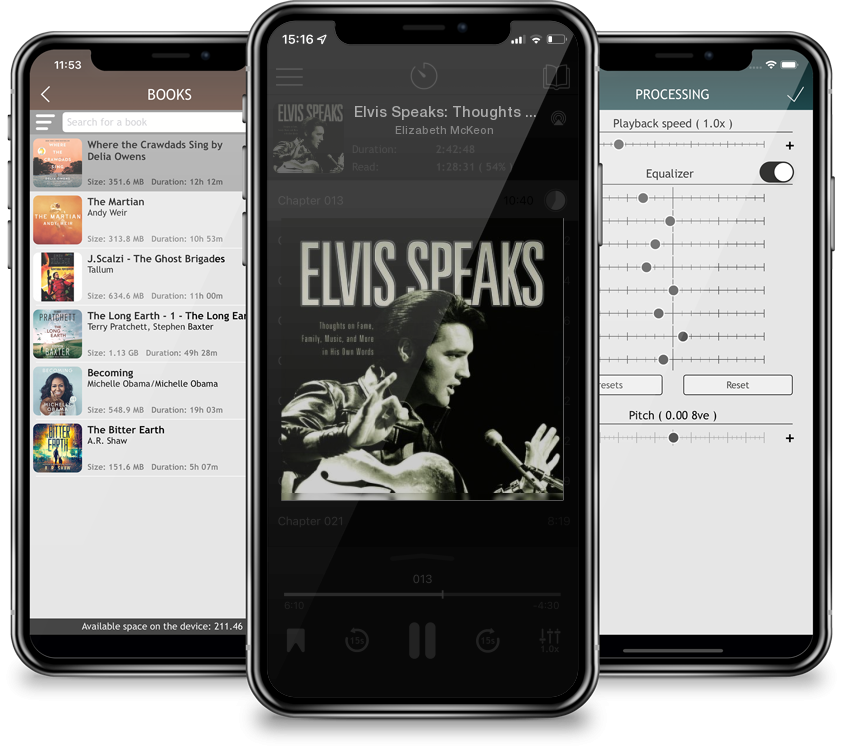Audiobook Elvis Speaks: Thoughts on Fame, Family, Music, and More in His Own Words by Elizabeth McKeon