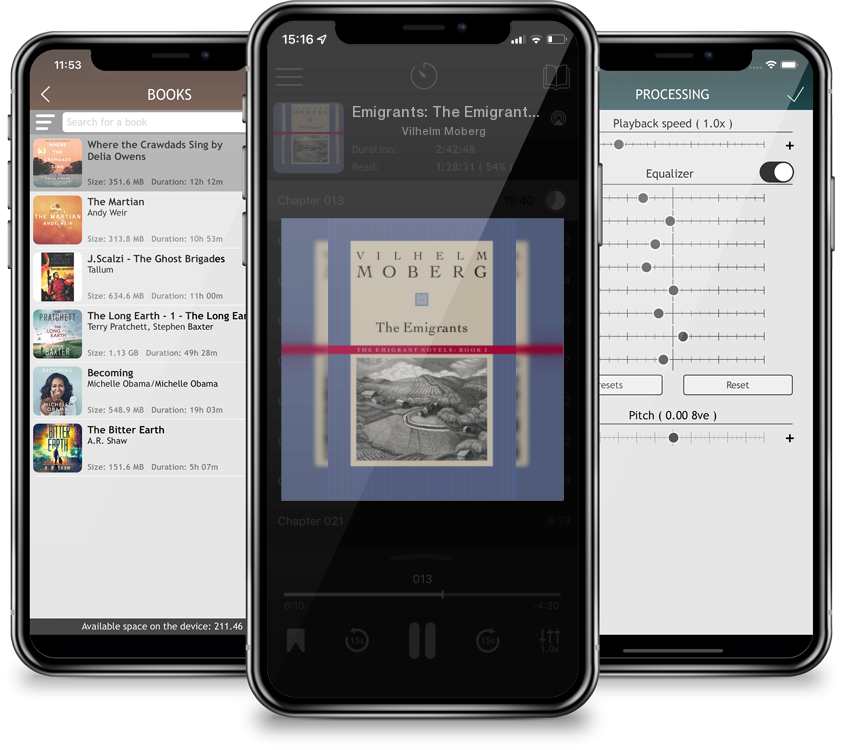 Audiobook Emigrants: The Emigrant Novels Book 1 by Vilhelm Moberg