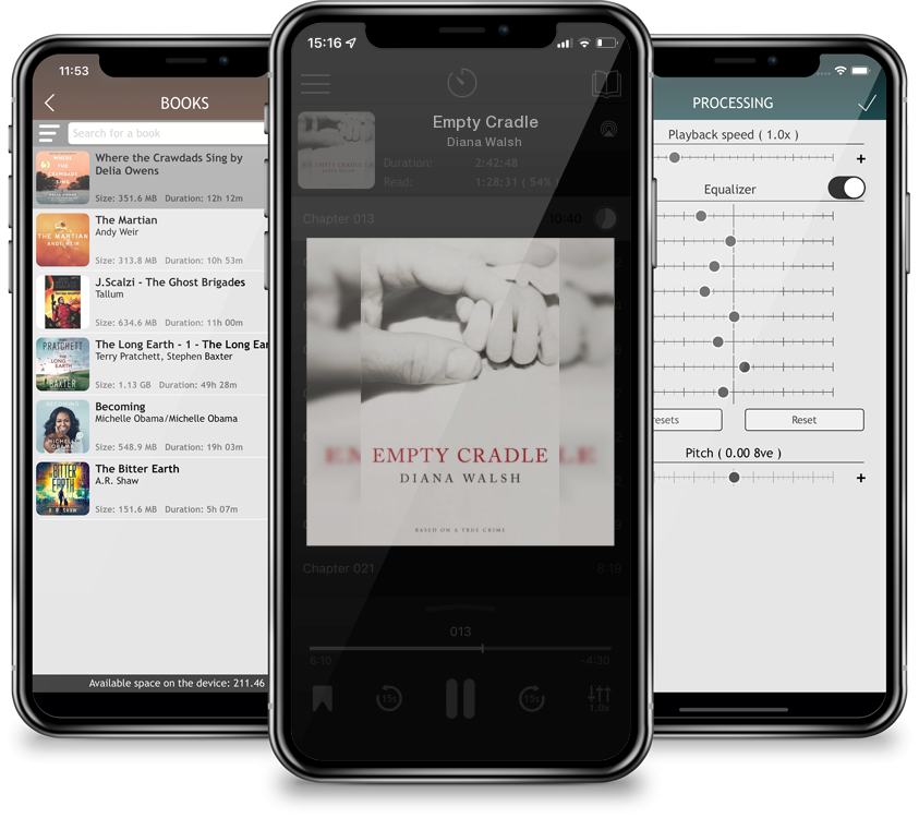 Audiobook Empty Cradle by Diana Walsh
