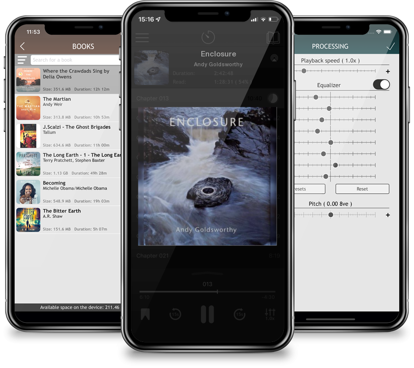 Audiobook Enclosure by Andy Goldsworthy