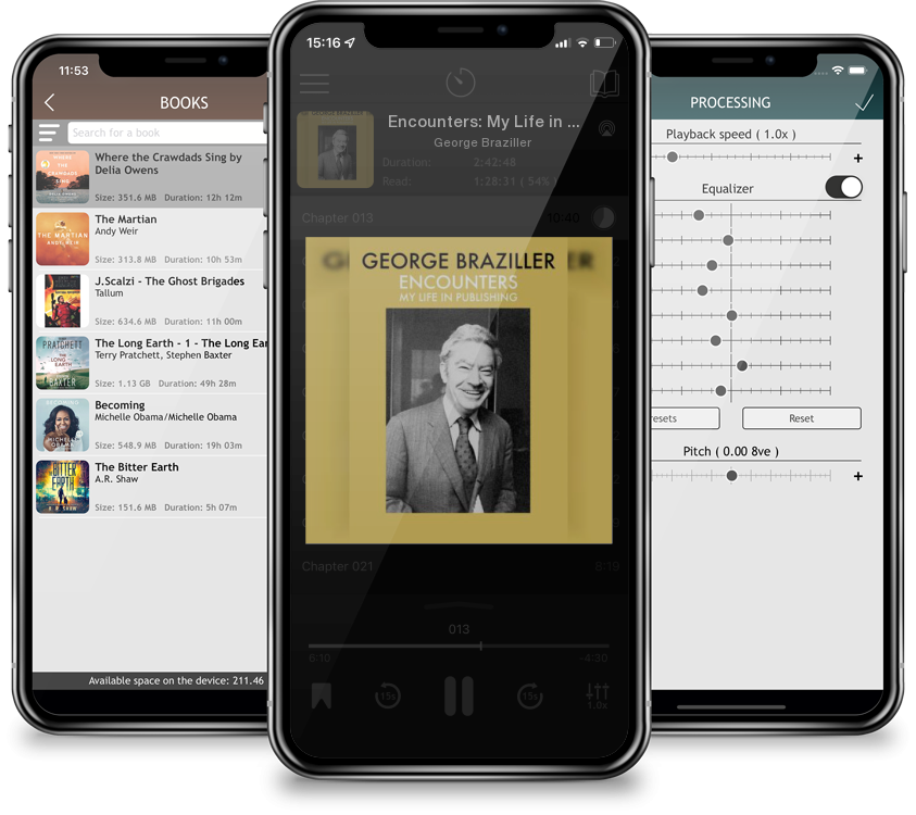 Audiobook Encounters: My Life in Publishing by George Braziller