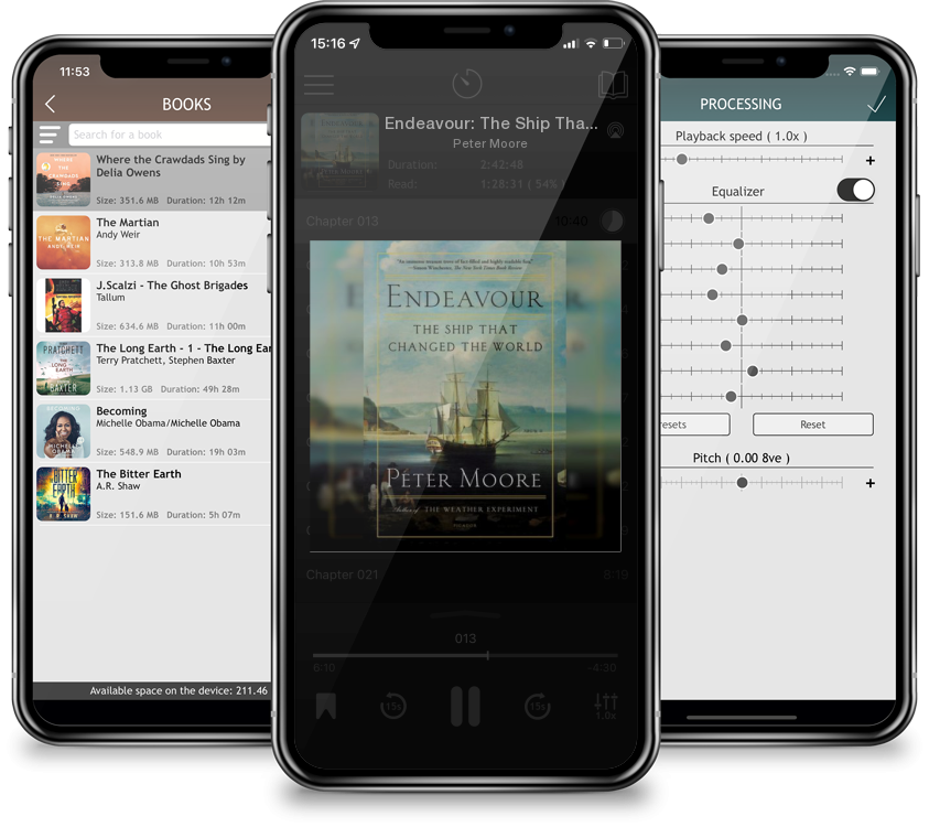 Audiobook Endeavour: The Ship That Changed the World by Peter Moore
