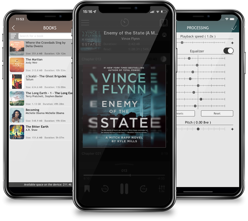 Audiobook Enemy of the State (A Mitch Rapp Novel #16) by Vince Flynn