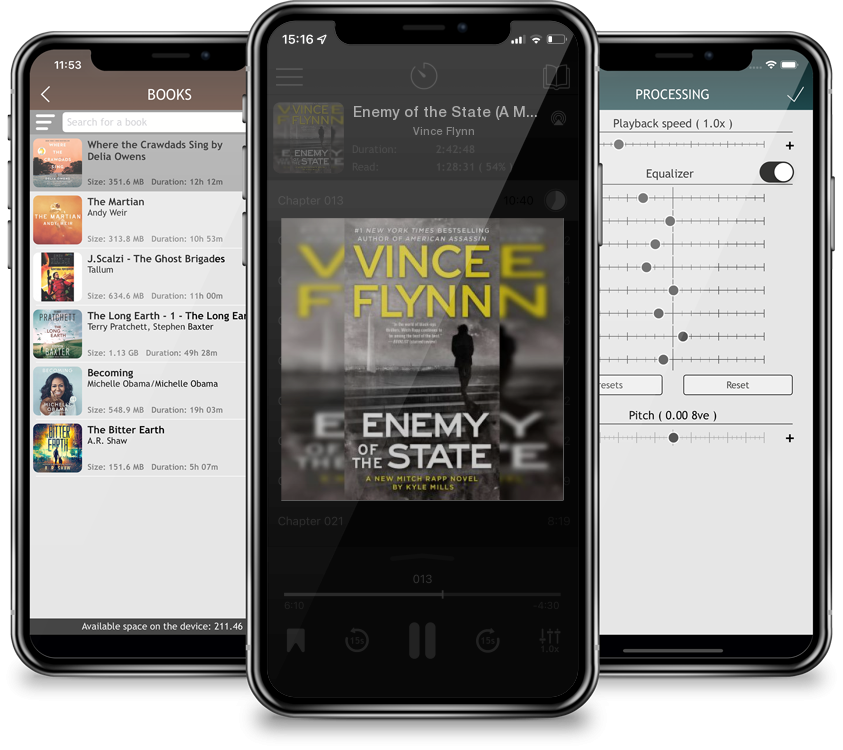 Audiobook Enemy of the State (A Mitch Rapp Novel #16) (Mass Market) by Vince Flynn