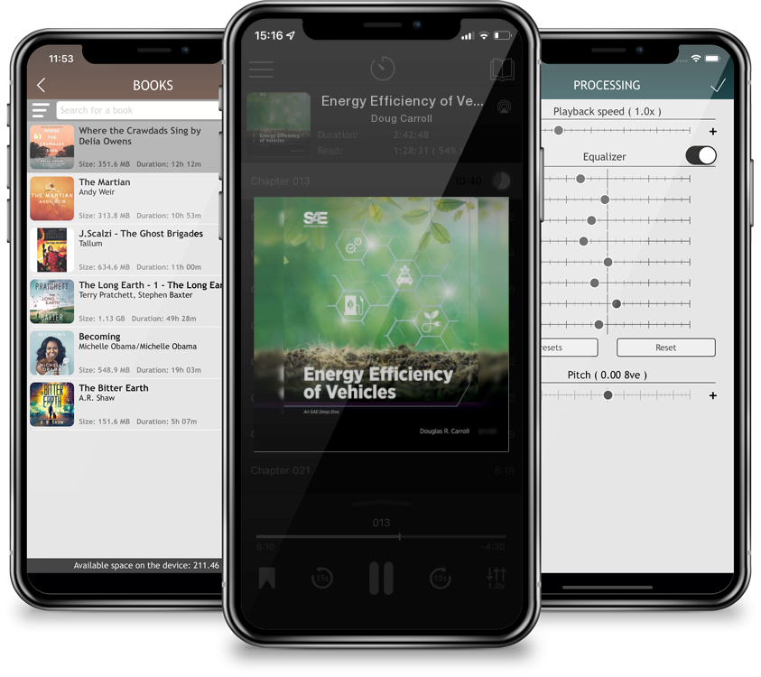Audiobook Energy Efficiency of Vehicles by Doug Carroll