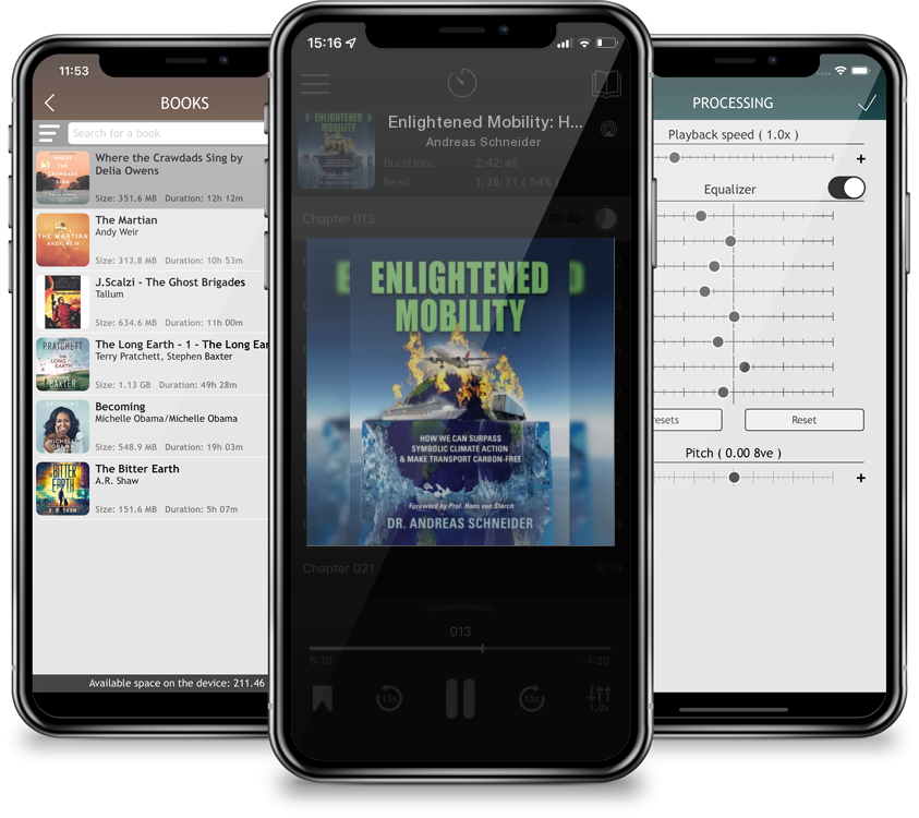 Audiobook Enlightened Mobility: How we can surpass symbolic climate action & make transport carbon-free by Andreas Schneider