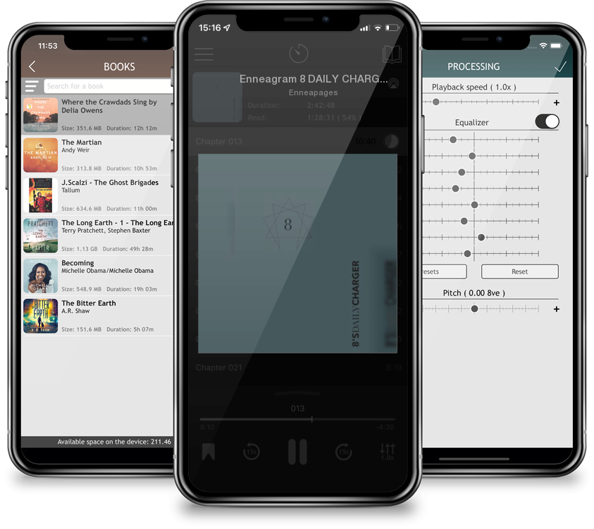Audiobook Enneagram 8 DAILY CHARGER Planner by Enneapages