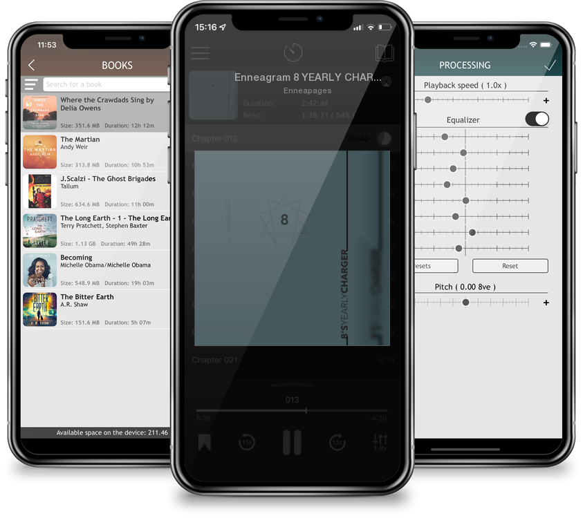 Audiobook Enneagram 8 YEARLY CHARGER Planner by Enneapages