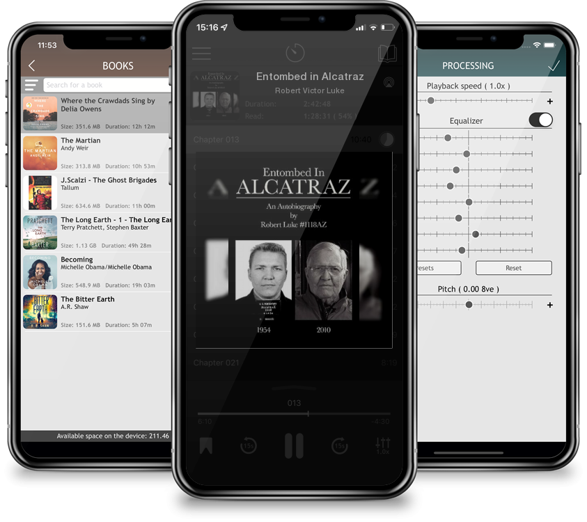 Audiobook Entombed in Alcatraz by Robert Victor Luke
