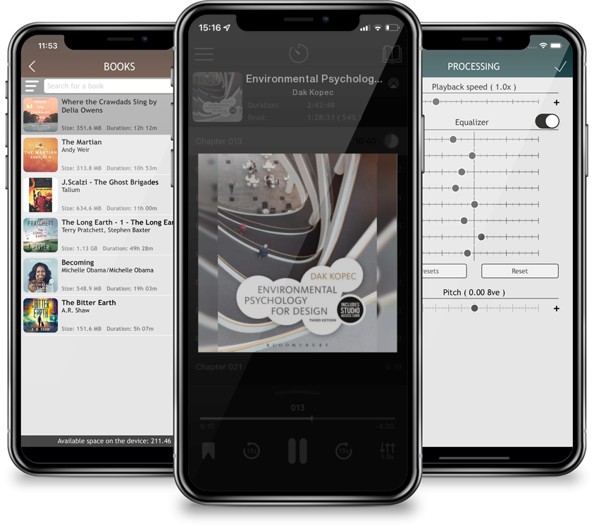 Audiobook Environmental Psychology for Design: Bundle Book + Studio Access Card [With Access Code] by Dak Kopec