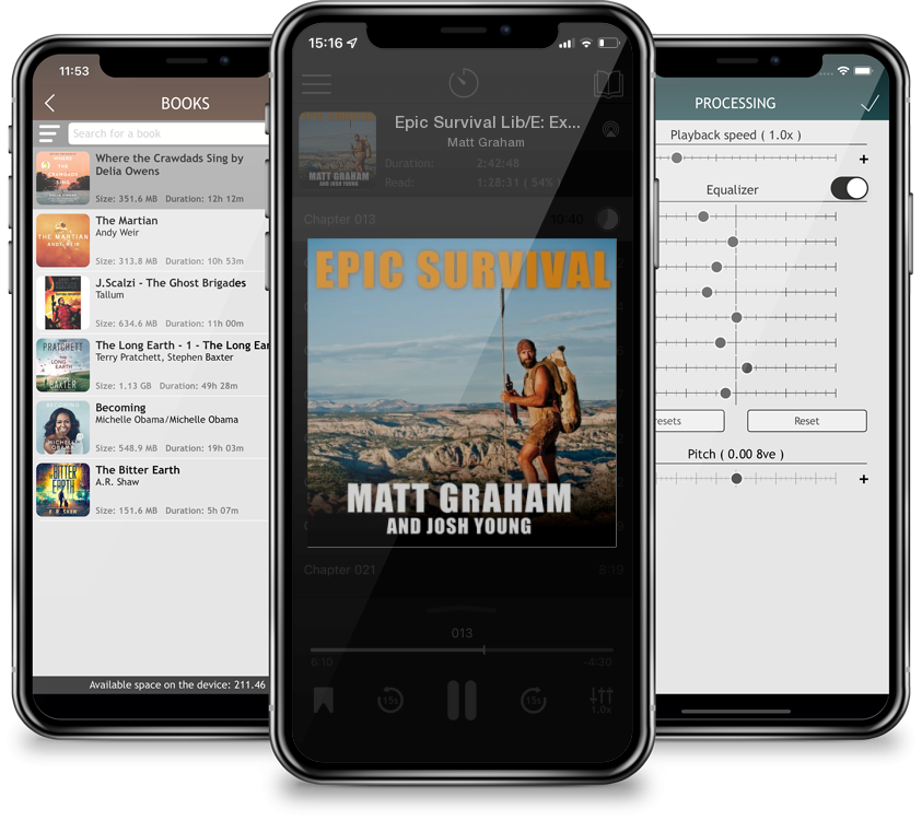 Listen Epic Survival Lib/E: Extreme Adventure, Stone Age Wisdom, and Lessons in Living from a Modern Hunter-Gatherer (Compact Disc) by Matt Graham in MP3 Audiobook Player for free