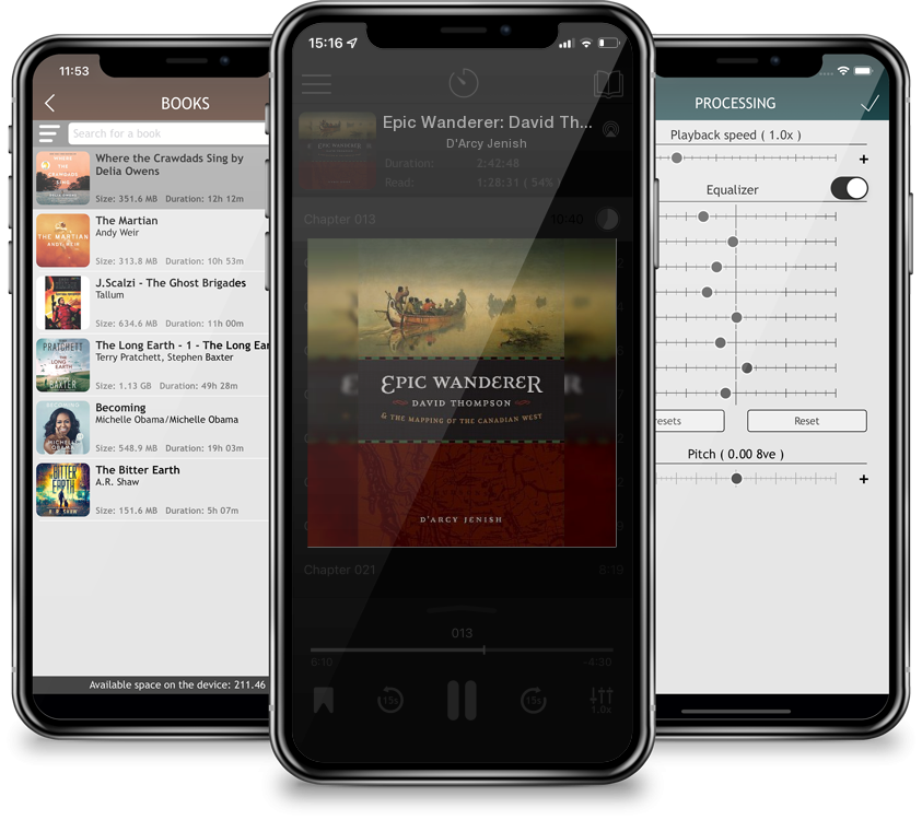 Audiobook Epic Wanderer: David Thompson and the Mapping of the Canadian West by D'Arcy Jenish