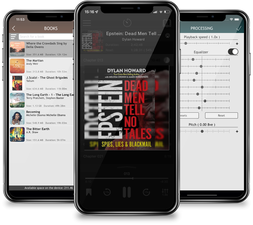 Audiobook Epstein: Dead Men Tell No Tales (Front Page Detectives) by Dylan Howard