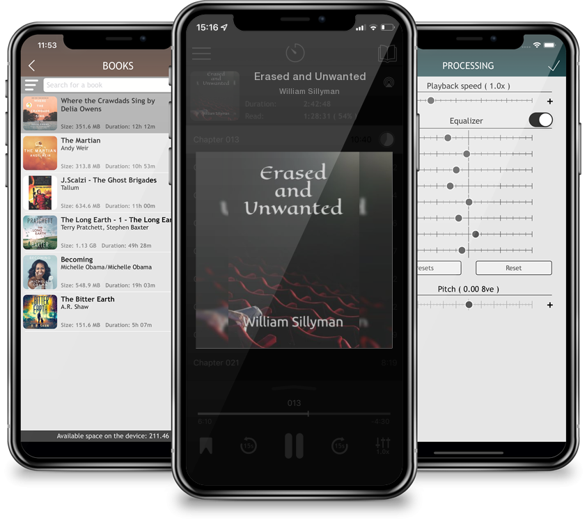 Audiobook Erased and Unwanted by William Sillyman