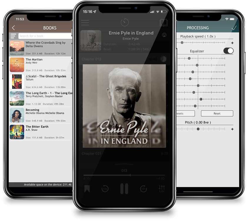 Audiobook Ernie Pyle in England by Ernie Pyle