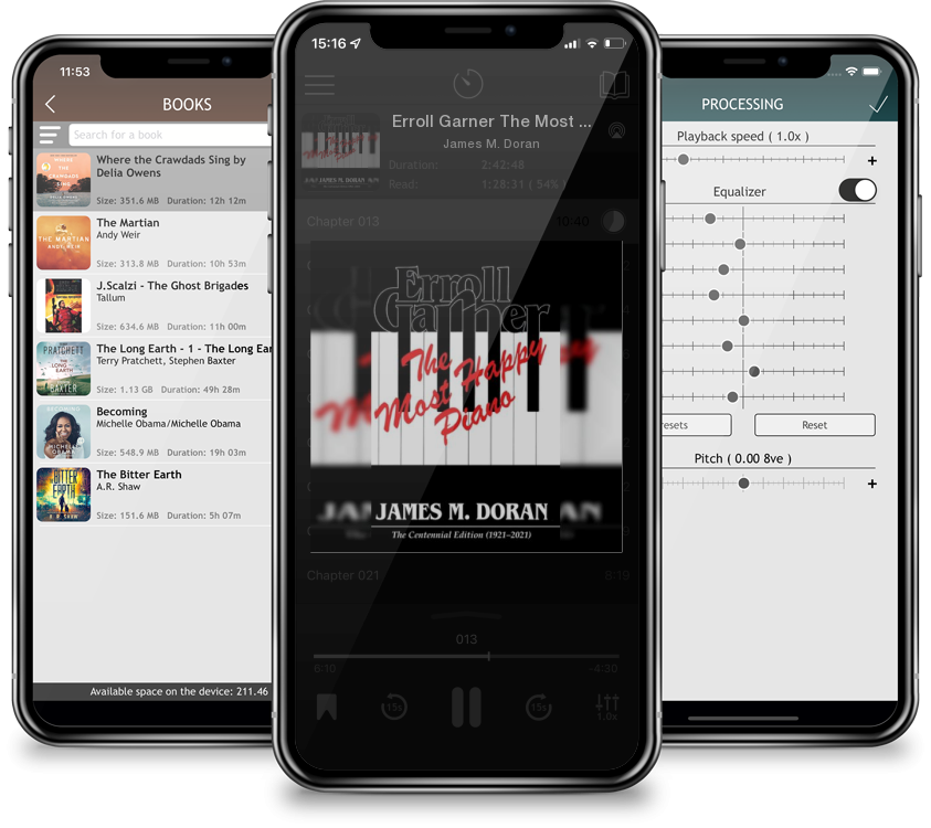 Audiobook Erroll Garner The Most Happy Piano (Centennial Edition 1921-2021) by James M. Doran