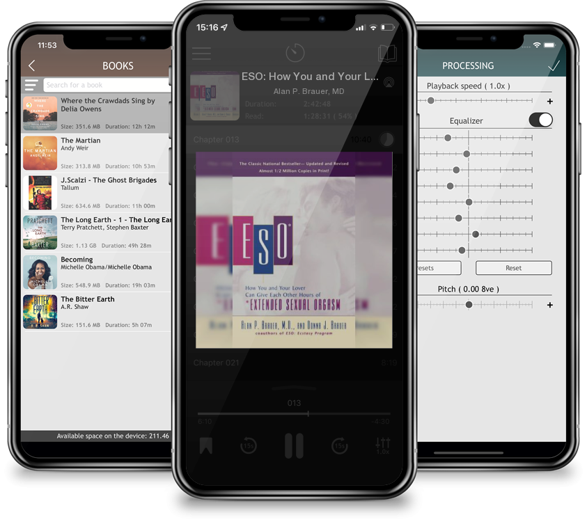 Audiobook ESO: How You and Your Lover Can Give Each Other Hours of *Extended Sexual Orgasm by Alan P. Brauer, MD