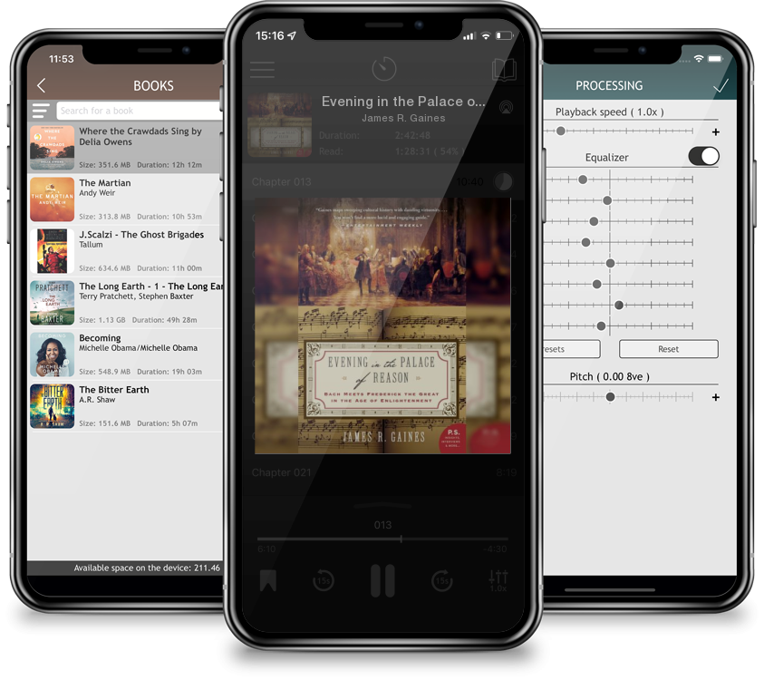 Audiobook Evening in the Palace of Reason: Bach Meets Frederick the Great in the Age of Enlightenment by James R. Gaines