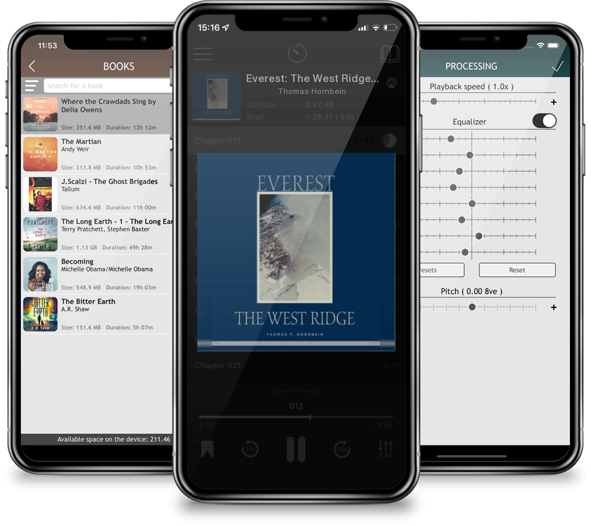 Audiobook Everest: The West Ridge, Anniversary Edition by Thomas Hornbein